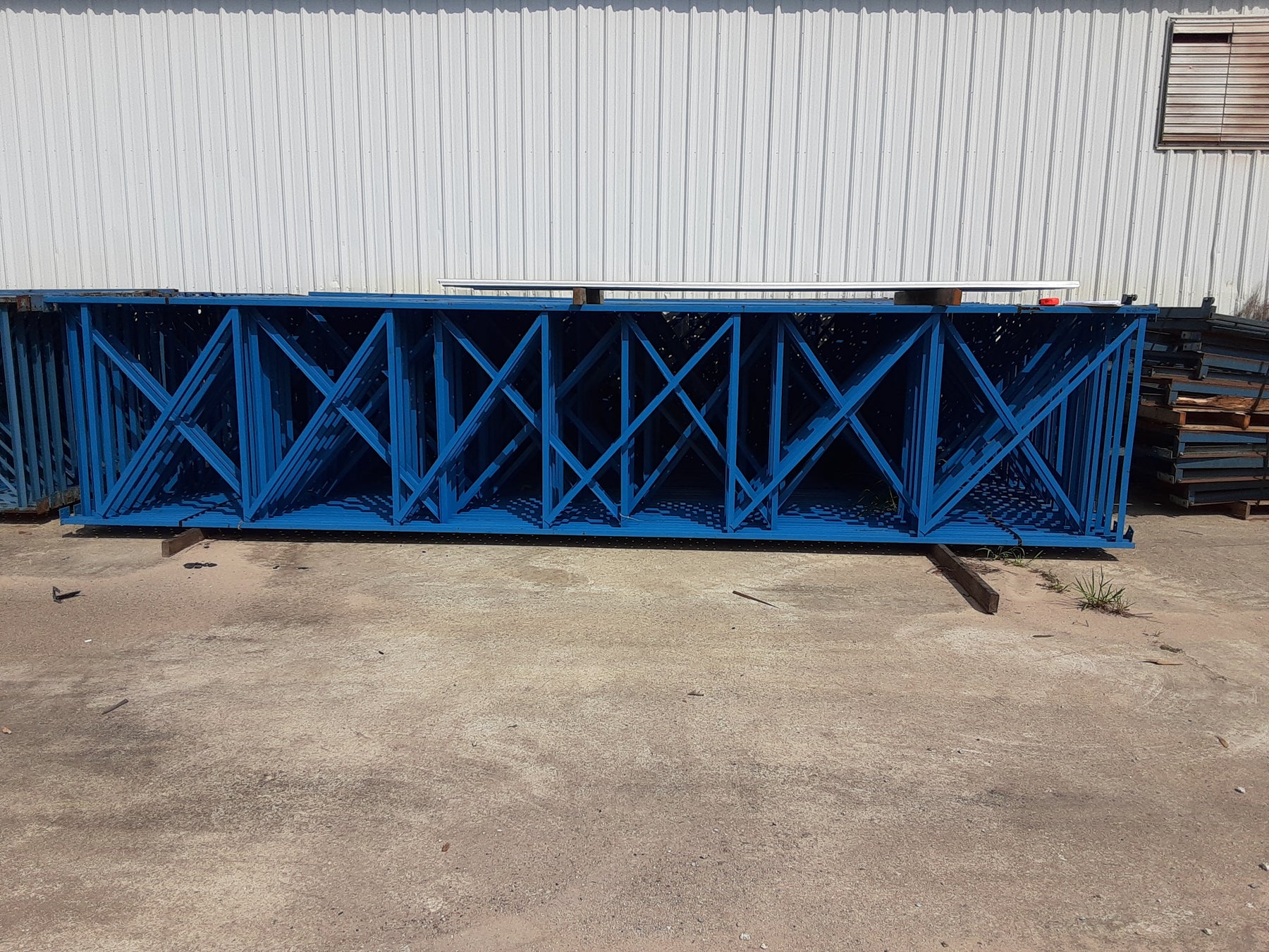 Used Structural Pallet Rack Upright - 54"